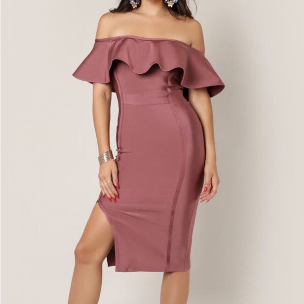 Mauve Bandage Dress